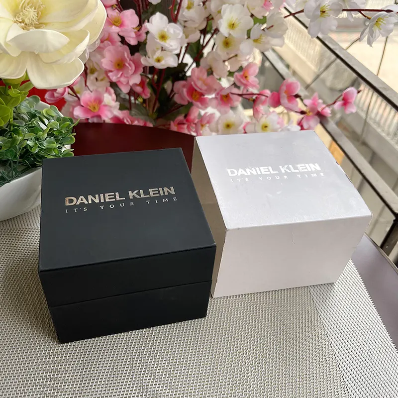 Daniel Klein Black Dial Silver-tone Couple Set | DK.1.13575-2